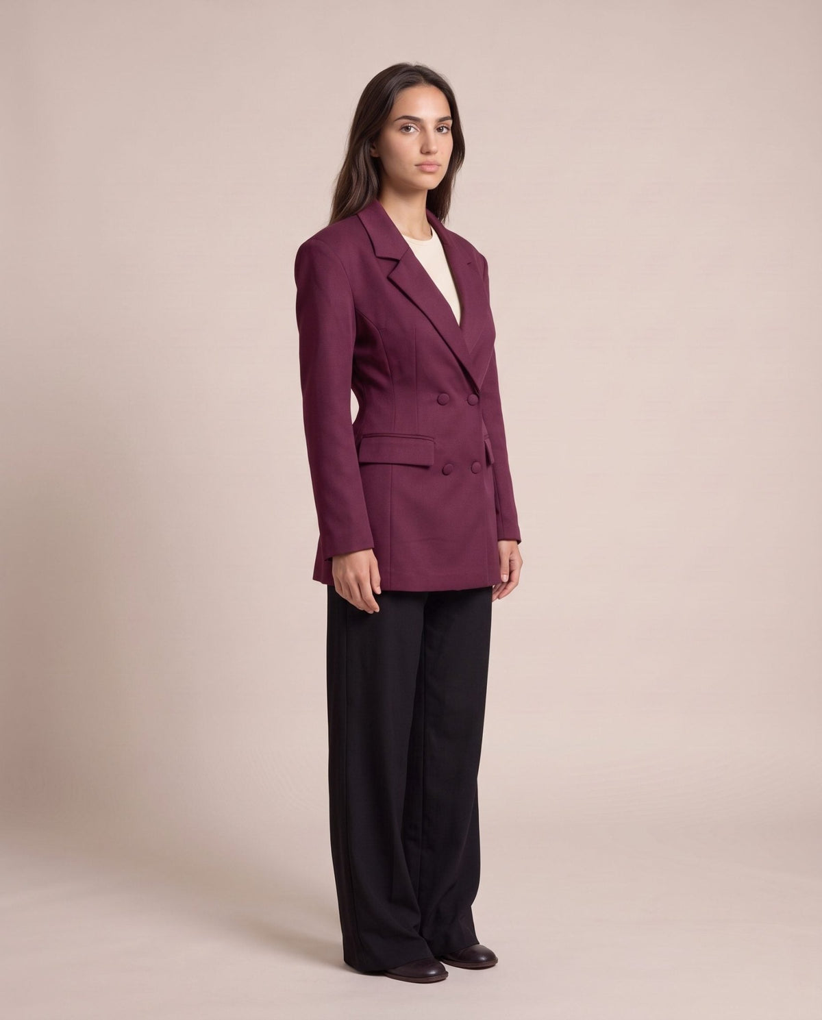 Giacca blazer con cintura in vita CLEO - Follie by Alice