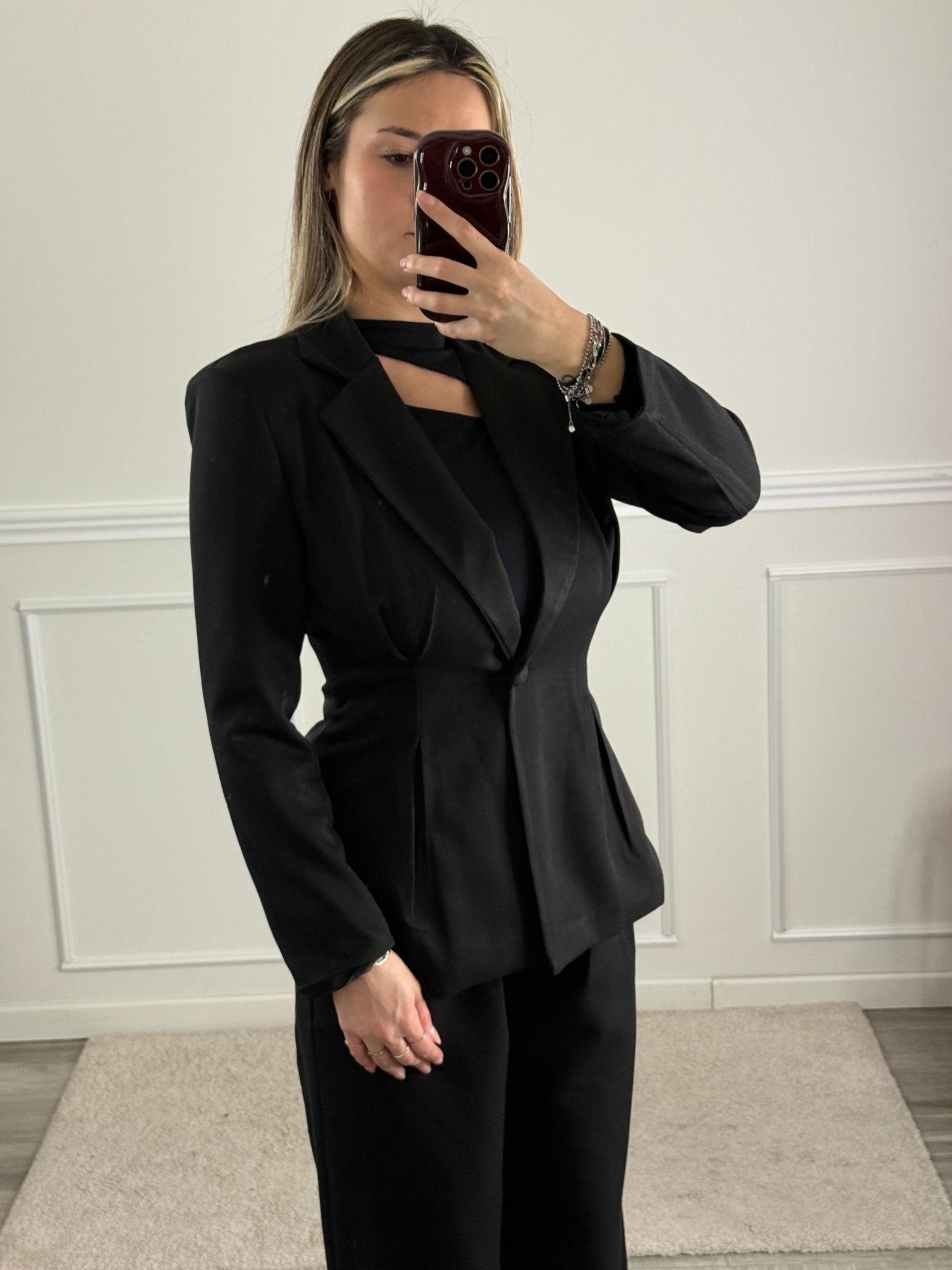 Giacca blazer con pinces - Follie by Alice