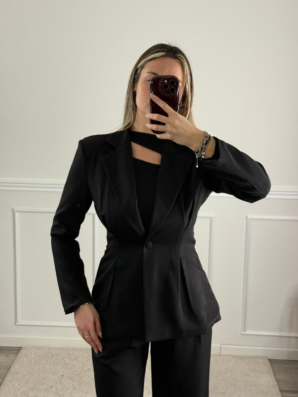 Giacca blazer con pinces - Follie by Alice