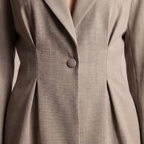 Giacca blazer con pinces OTTAVIA - Follie by Alice