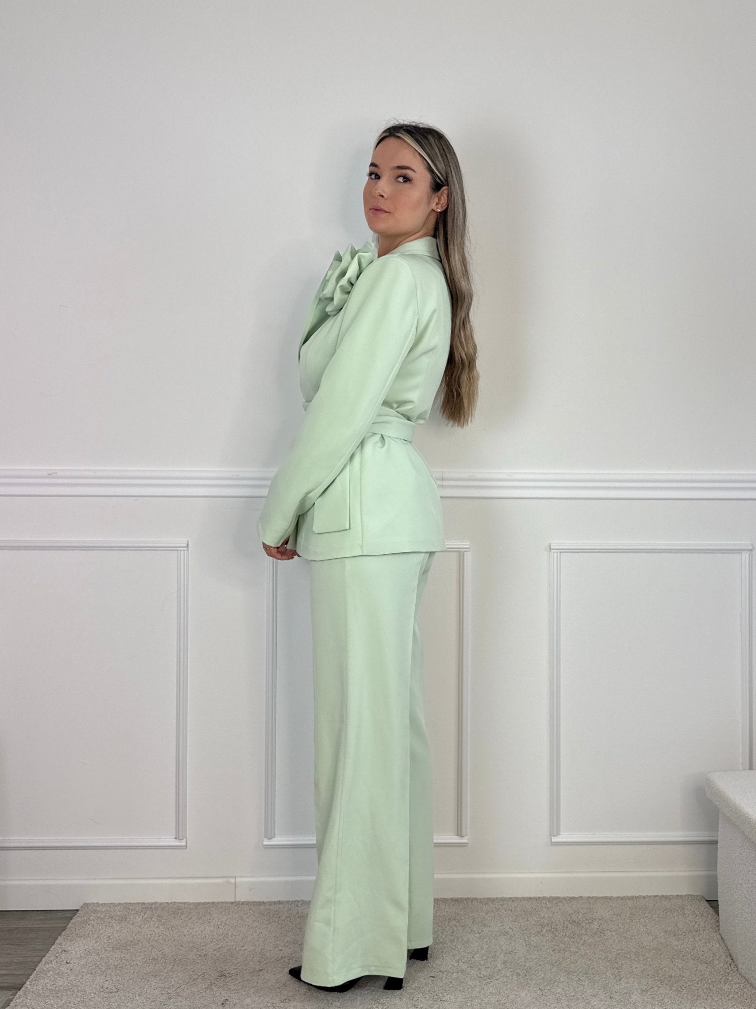 Giacca blazer con spilla a rosa COUTURE - Follie by Alice