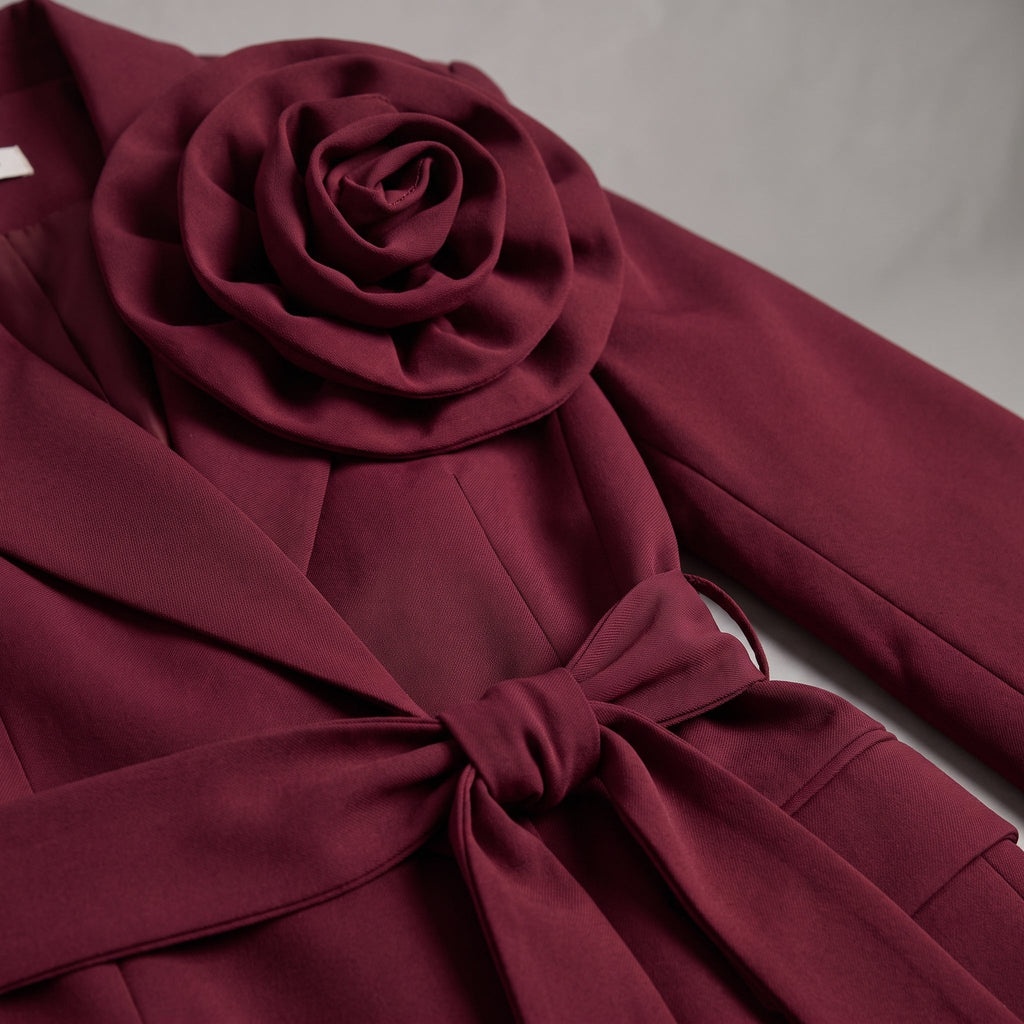 Giacca blazer con spilla a rosa COUTURE - Follie by Alice