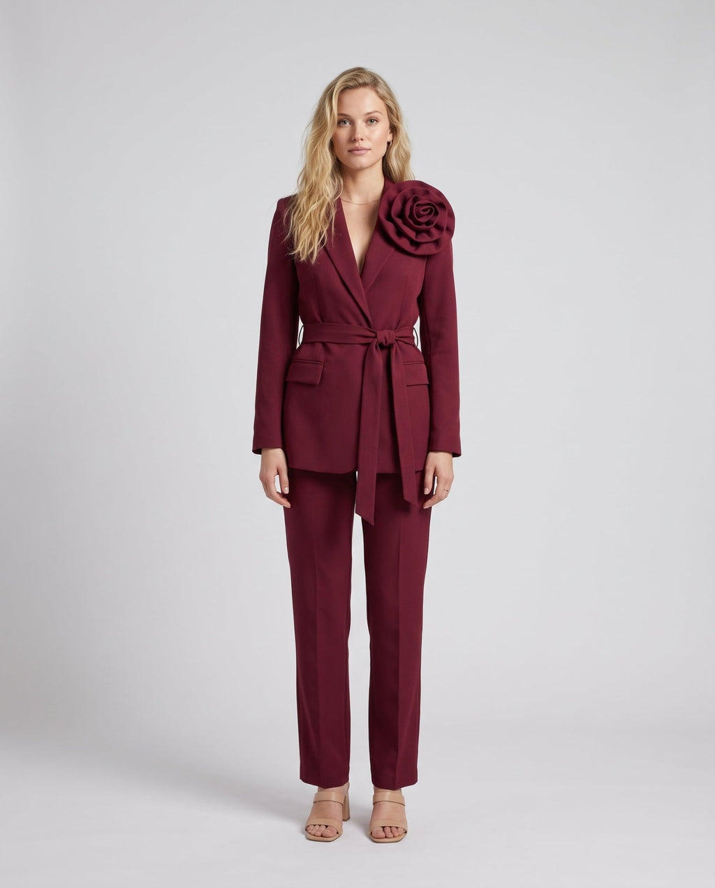 Giacca blazer con spilla a rosa COUTURE - Follie by Alice
