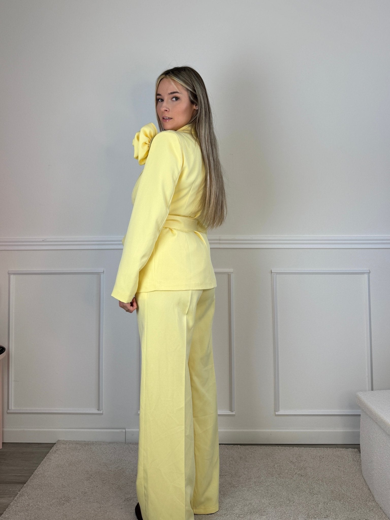 Giacca blazer con spilla a rosa COUTURE - Follie by Alice