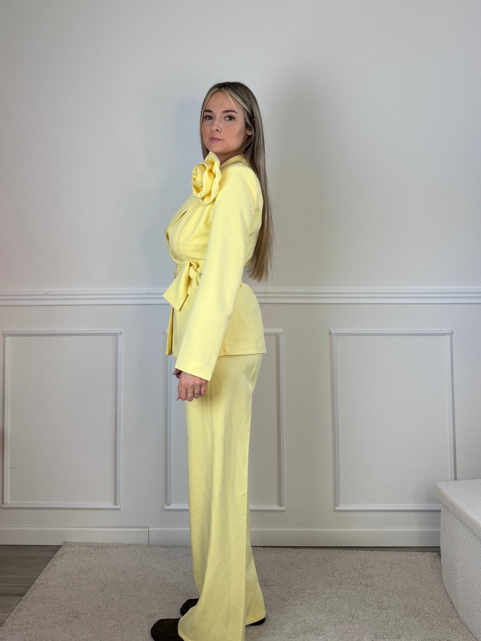 Giacca blazer con spilla a rosa COUTURE - Follie by Alice