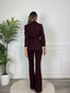 Giacca blazer doppiopetto con dettagli in raso PRESTIGE - Follie by Alice