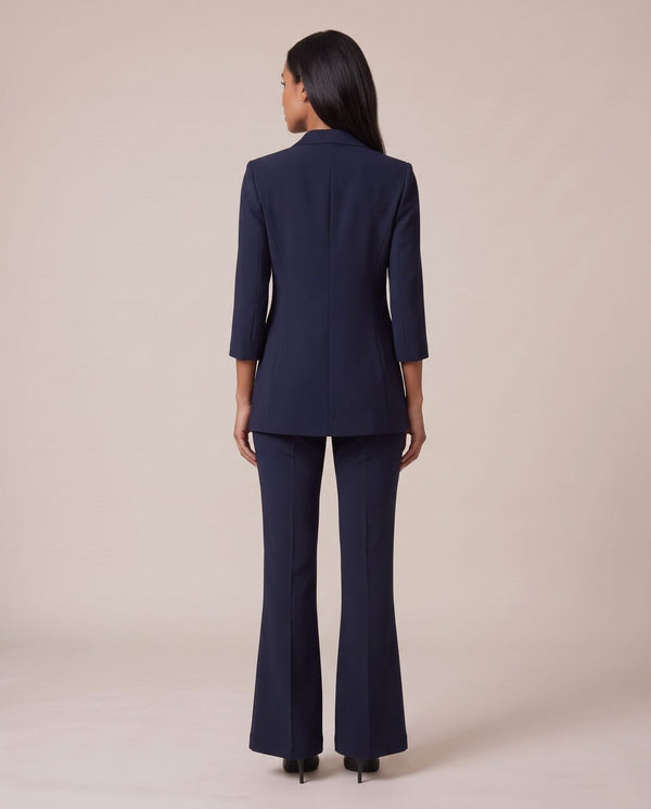 Giacca blazer doppiopetto con dettagli in raso PRESTIGE - Follie by Alice