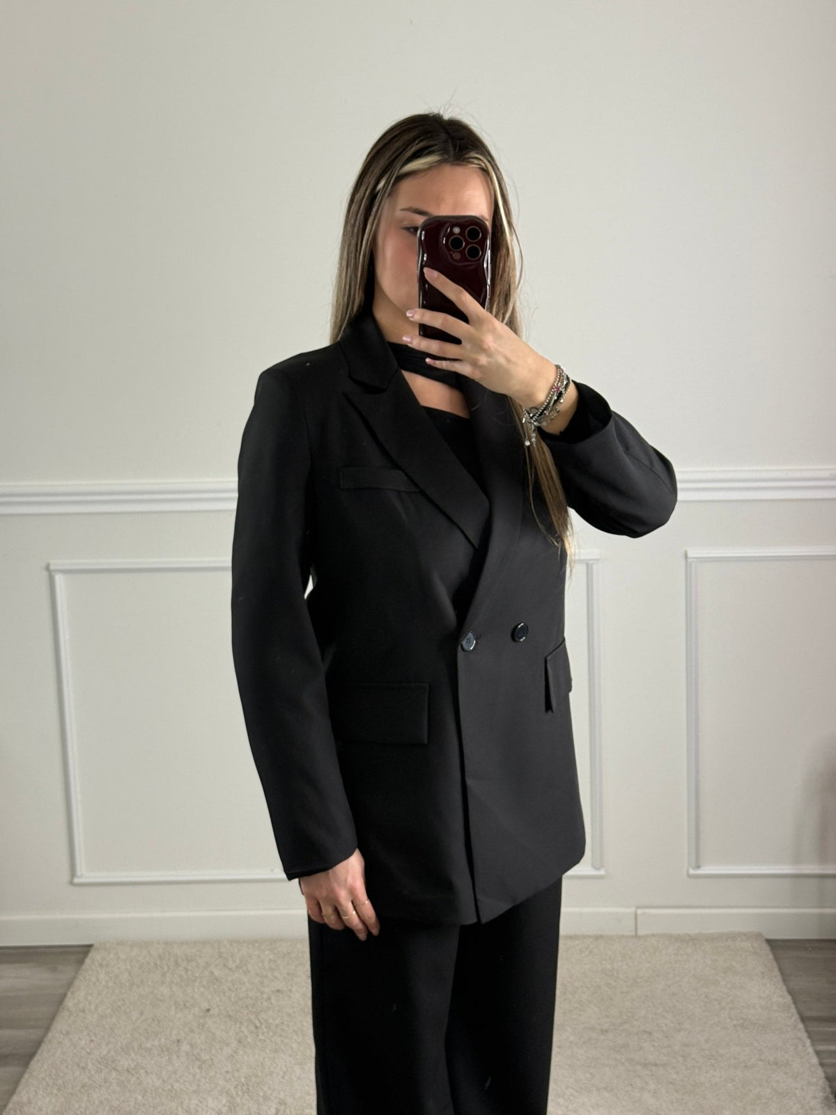 Giacca blazer doppiopetto da completo - Follie by Alice