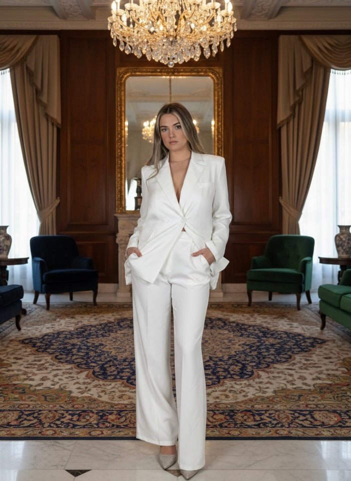 Giacca blazer doppiopetto da completo