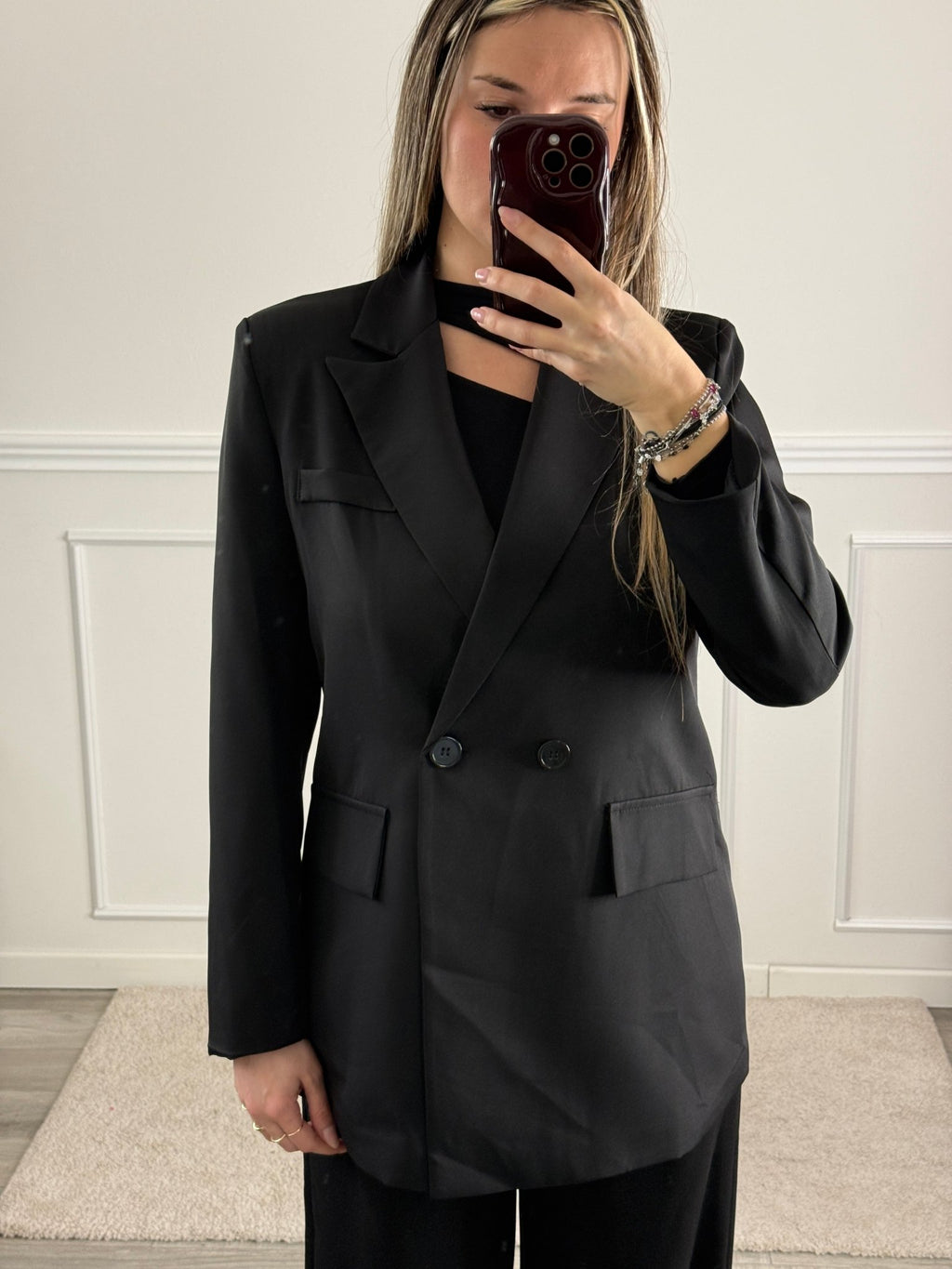 Giacca blazer doppiopetto da completo - Follie by Alice