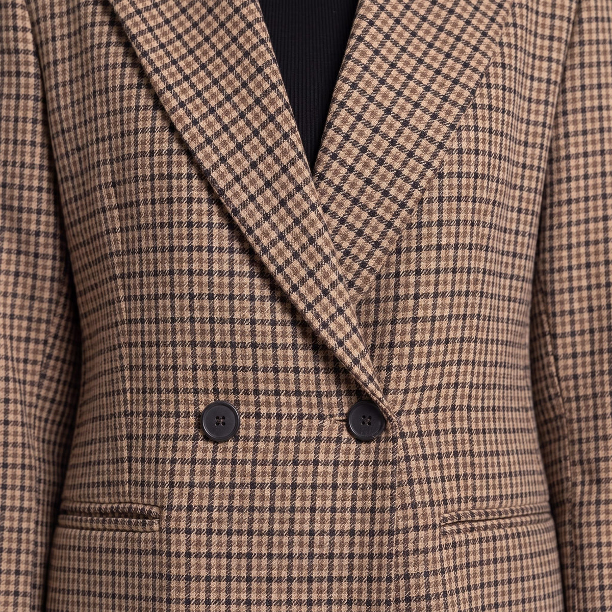 Giacca blazer doppiopetto in pied-de-poule OXFORD - Follie by Alice