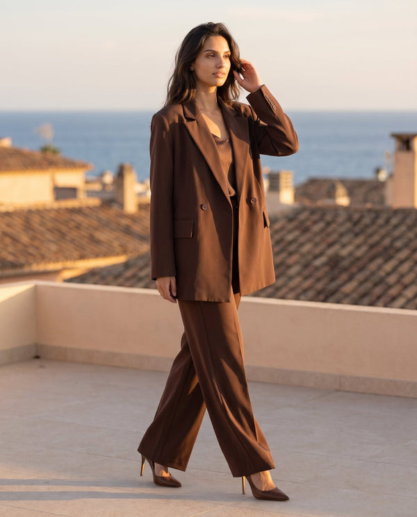 Giacca blazer doppiopetto IVORY - Follie by Alice