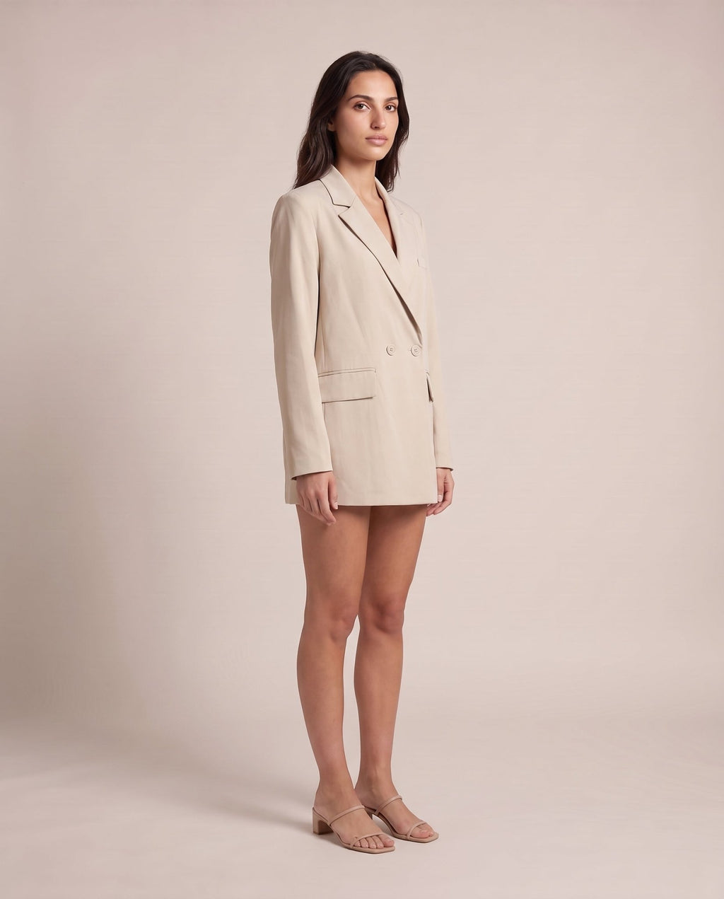 Giacca blazer doppiopetto IVORY - Follie by Alice