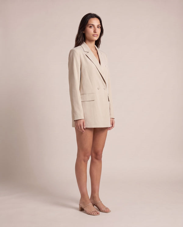 Giacca blazer doppiopetto IVORY - Follie by Alice