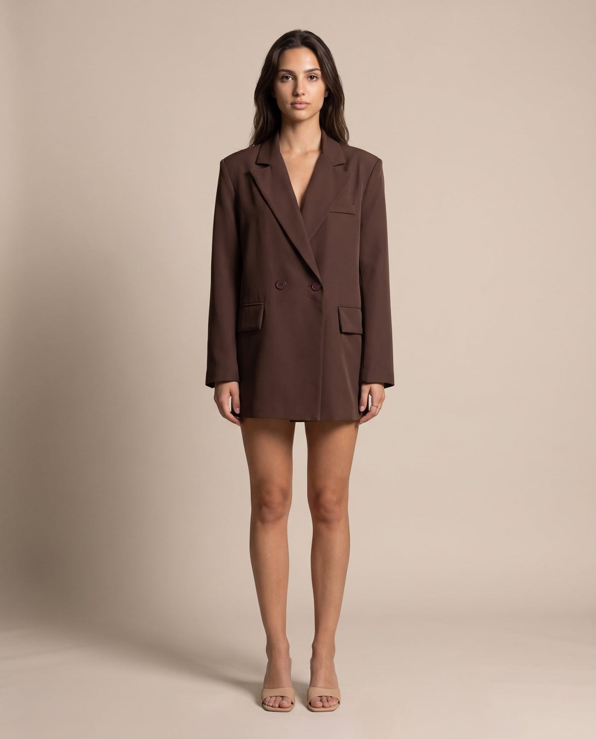 Giacca blazer doppiopetto IVORY - Follie by Alice