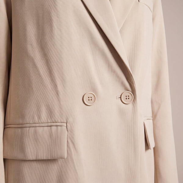 Giacca blazer doppiopetto IVORY - Follie by Alice