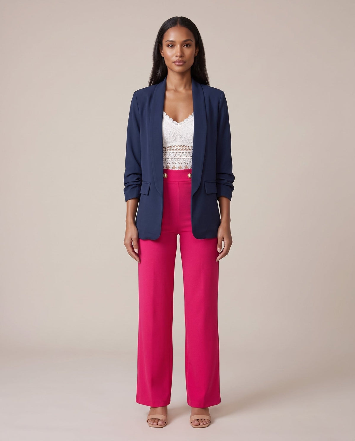 Giacca con manica drappeggiata - Follie by Alice