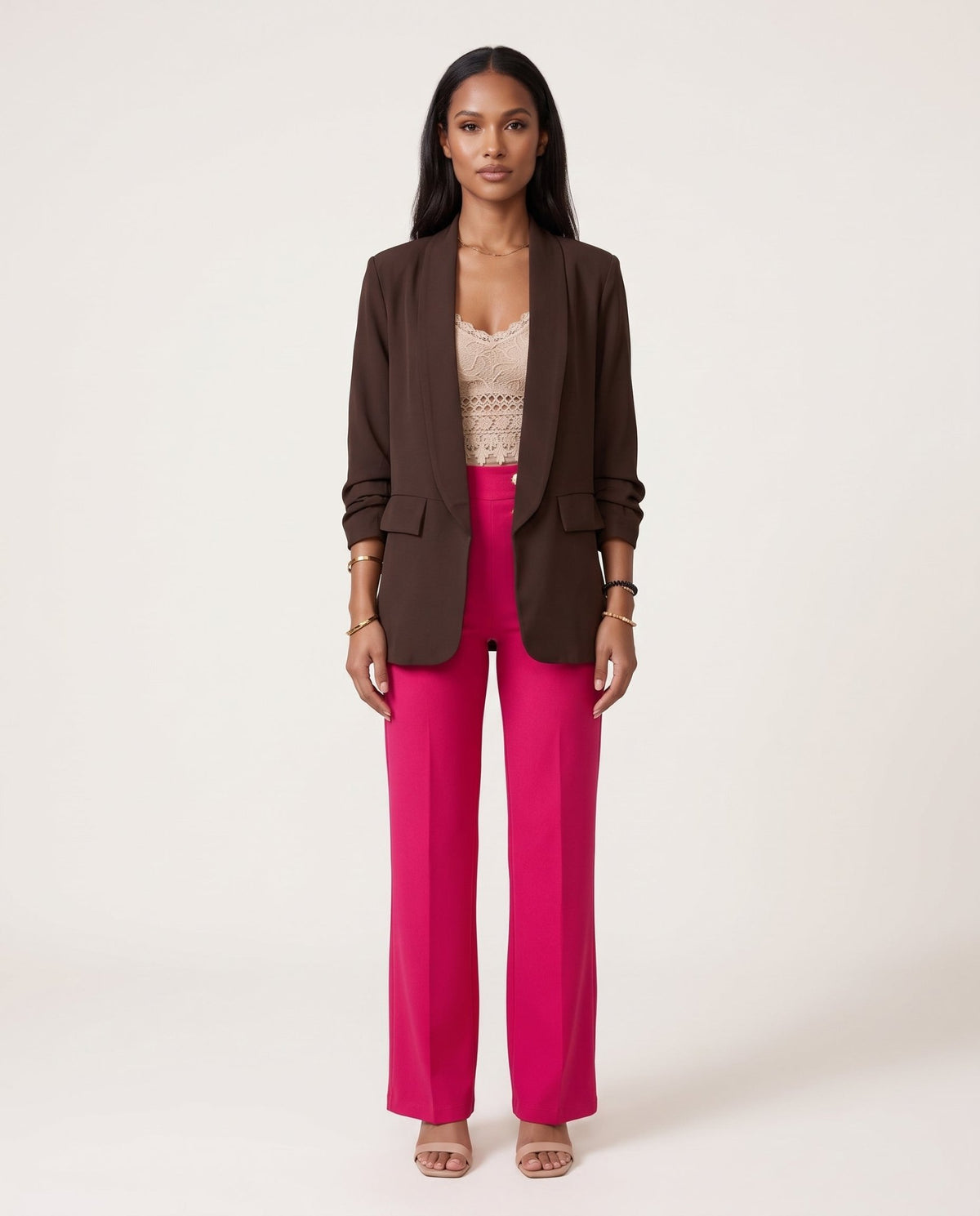 Giacca con manica drappeggiata - Follie by Alice