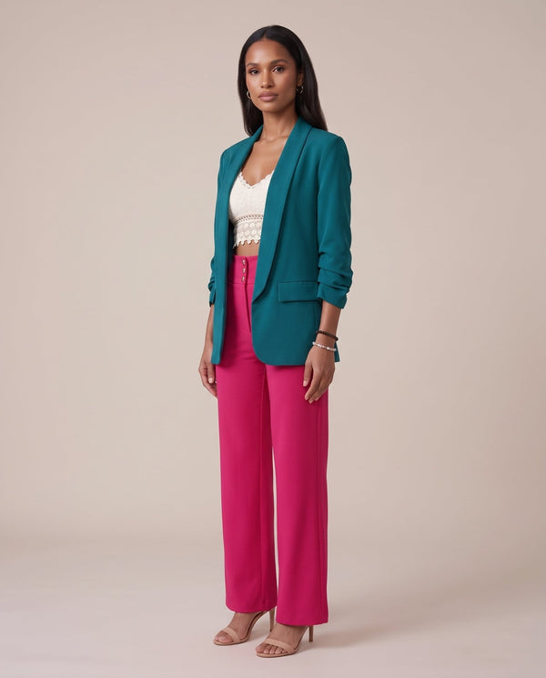 Giacca con manica drappeggiata - Follie by Alice