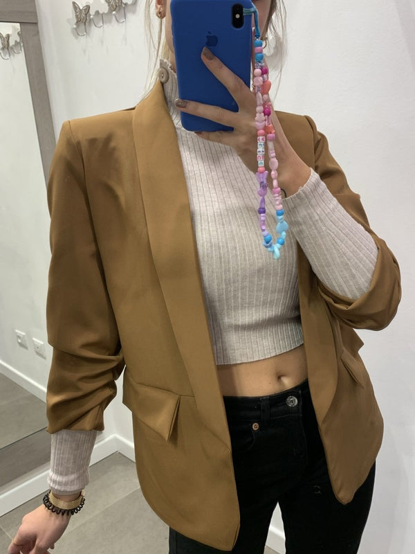 Giacca con manica drappeggiata - Follie by Alice