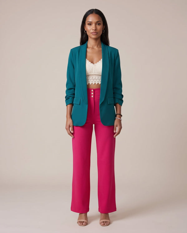 Giacca con manica drappeggiata - Follie by Alice