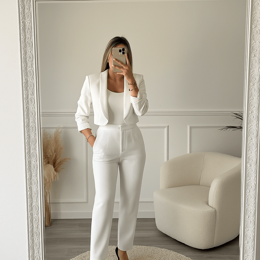 Giacca Blazer Oversize LUYAA Donna - Con Fodera E Spalline, Per Ufficio E Casual - Foto 6