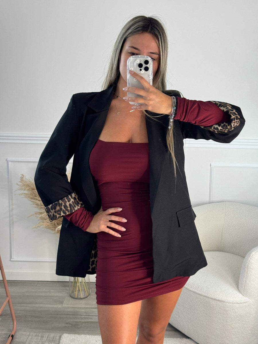 Giacca Leo oversize con dettagli animalier – alternate