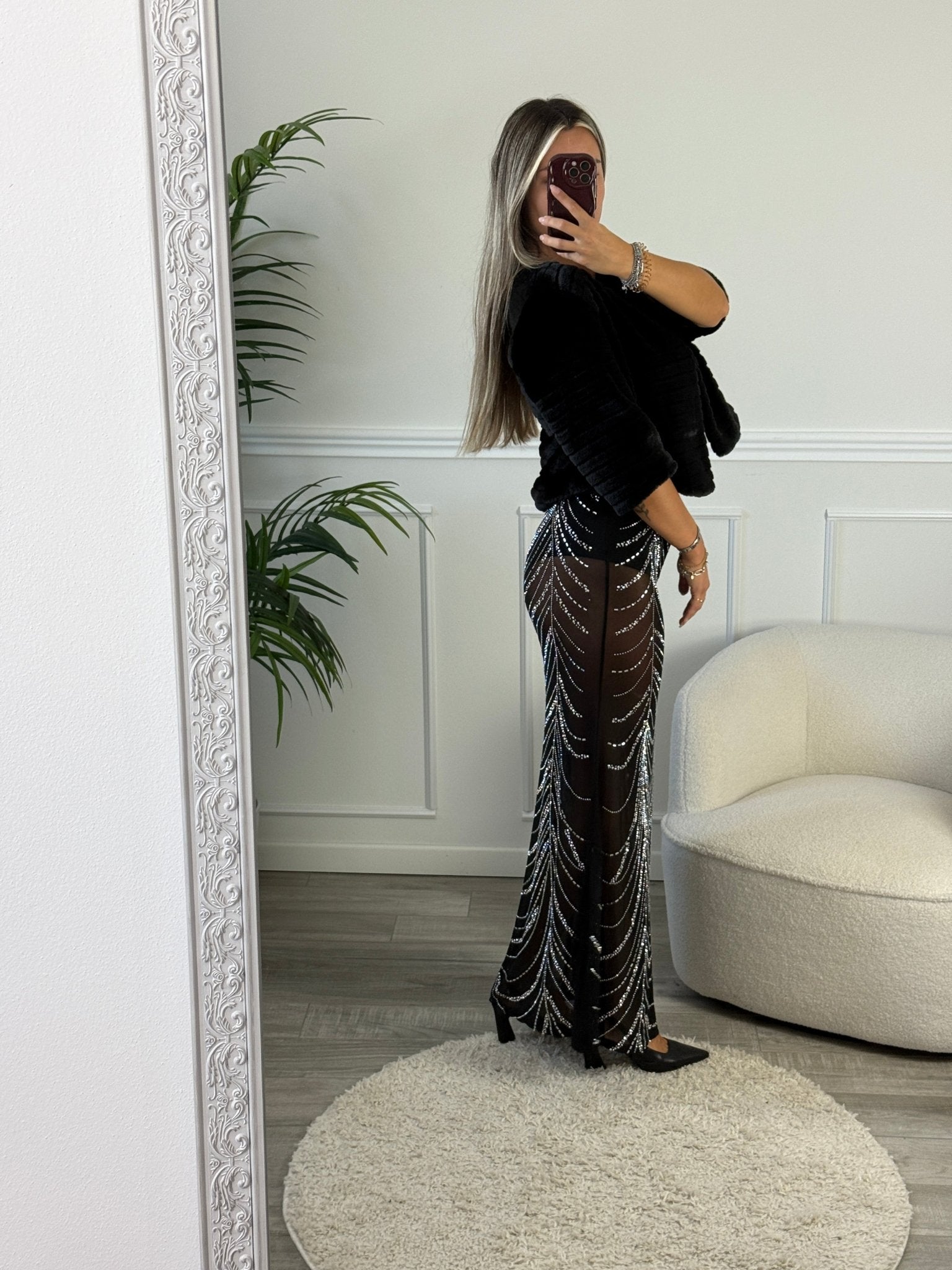 Giacchino corto in eco - pelliccia - Follie by Alice