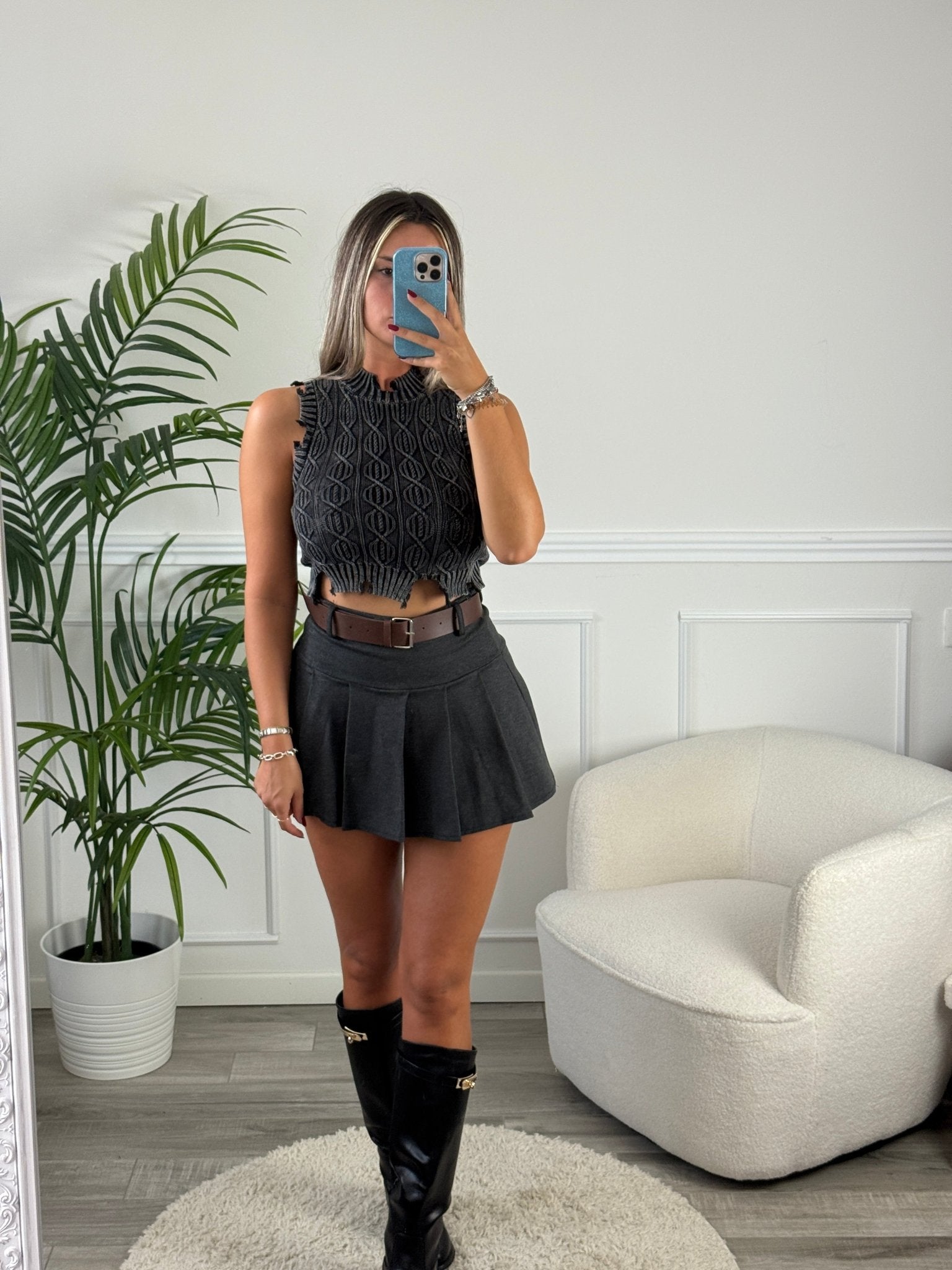 Gilet corto strappato ROGUE - Follie by Alice