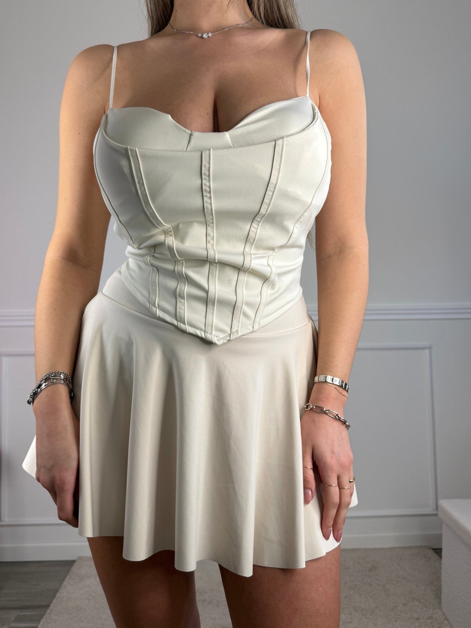 Gonna a ruota con vita elasticizzata - Follie by Alice