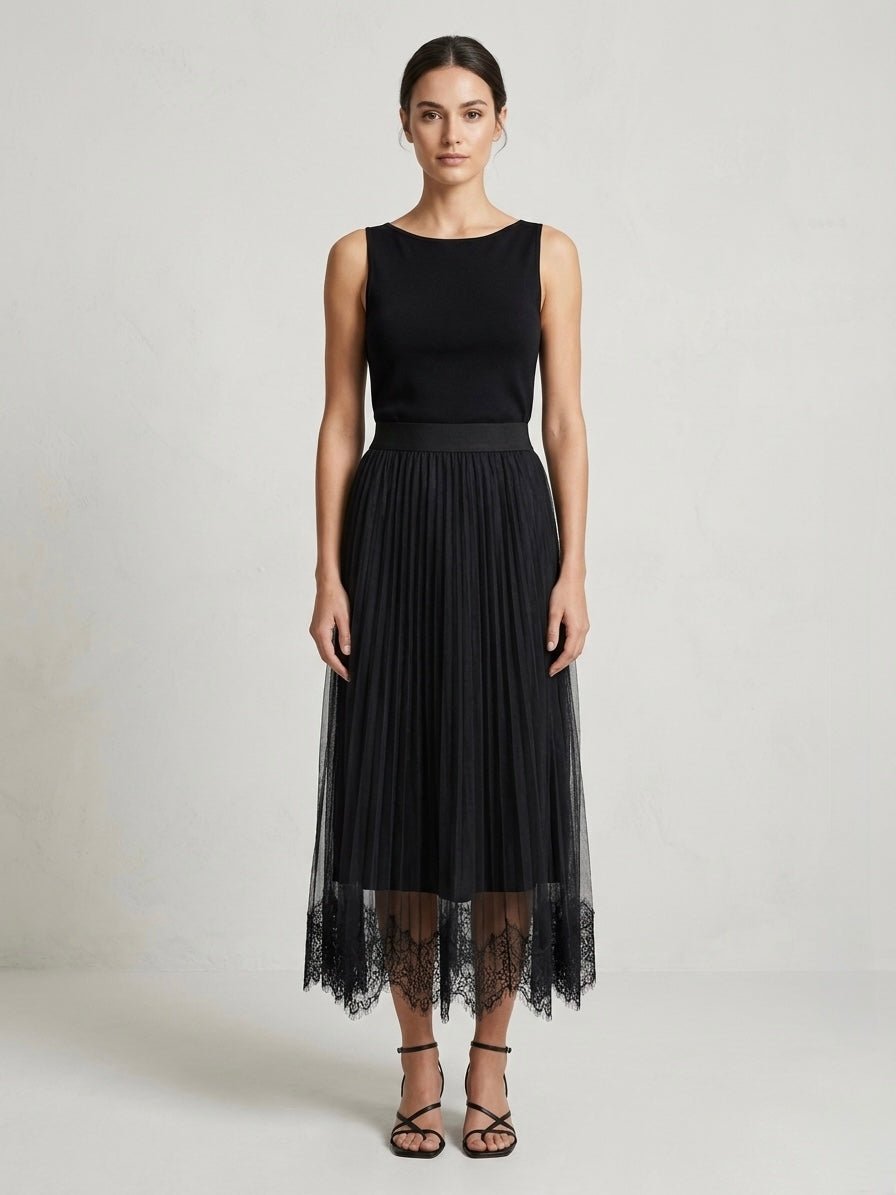 Gonna in tulle con orlo in pizzo - Follie by Alice Immagine principale del prodotto