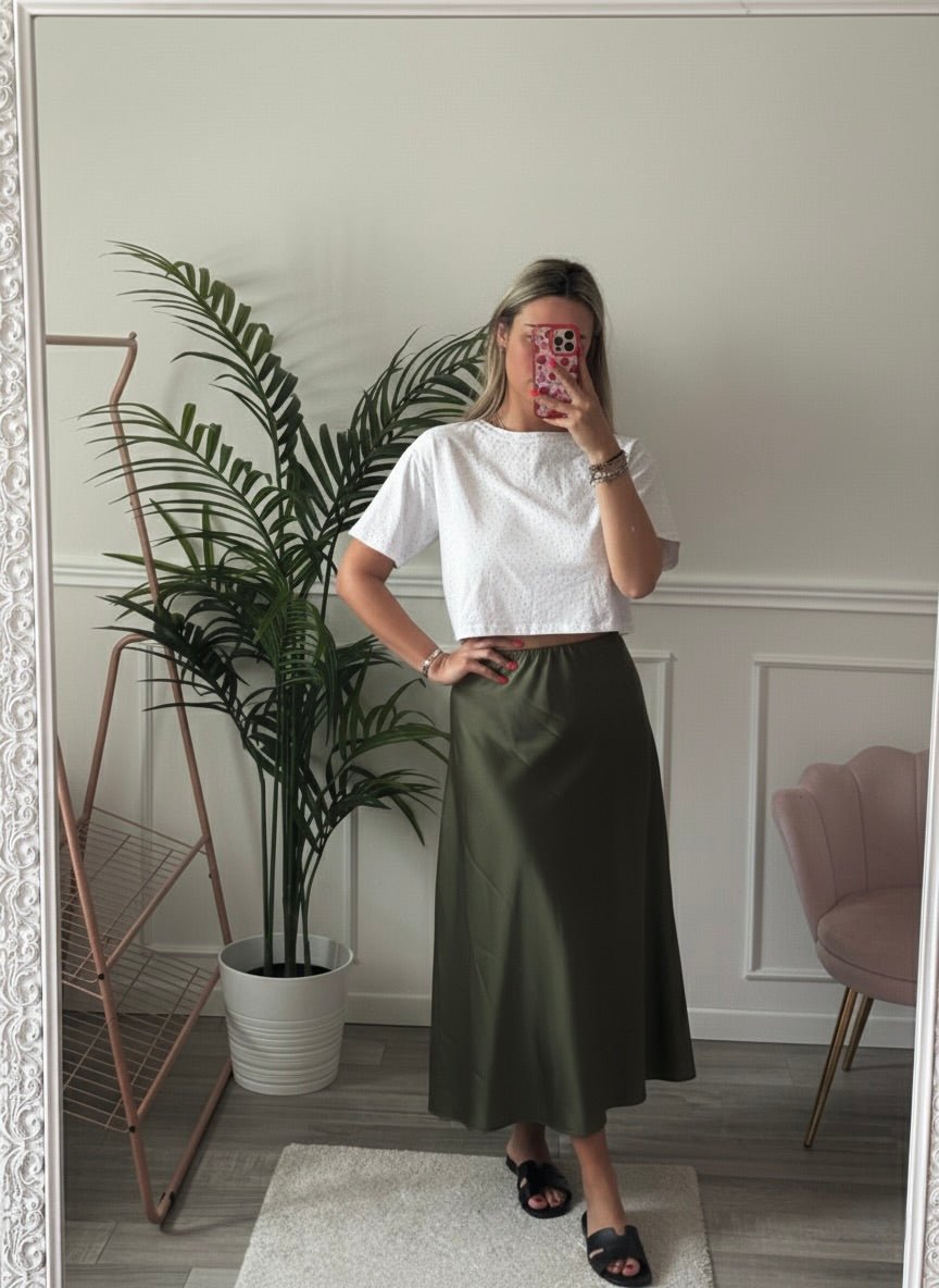 Gonna lunga in raso - Follie by Alice