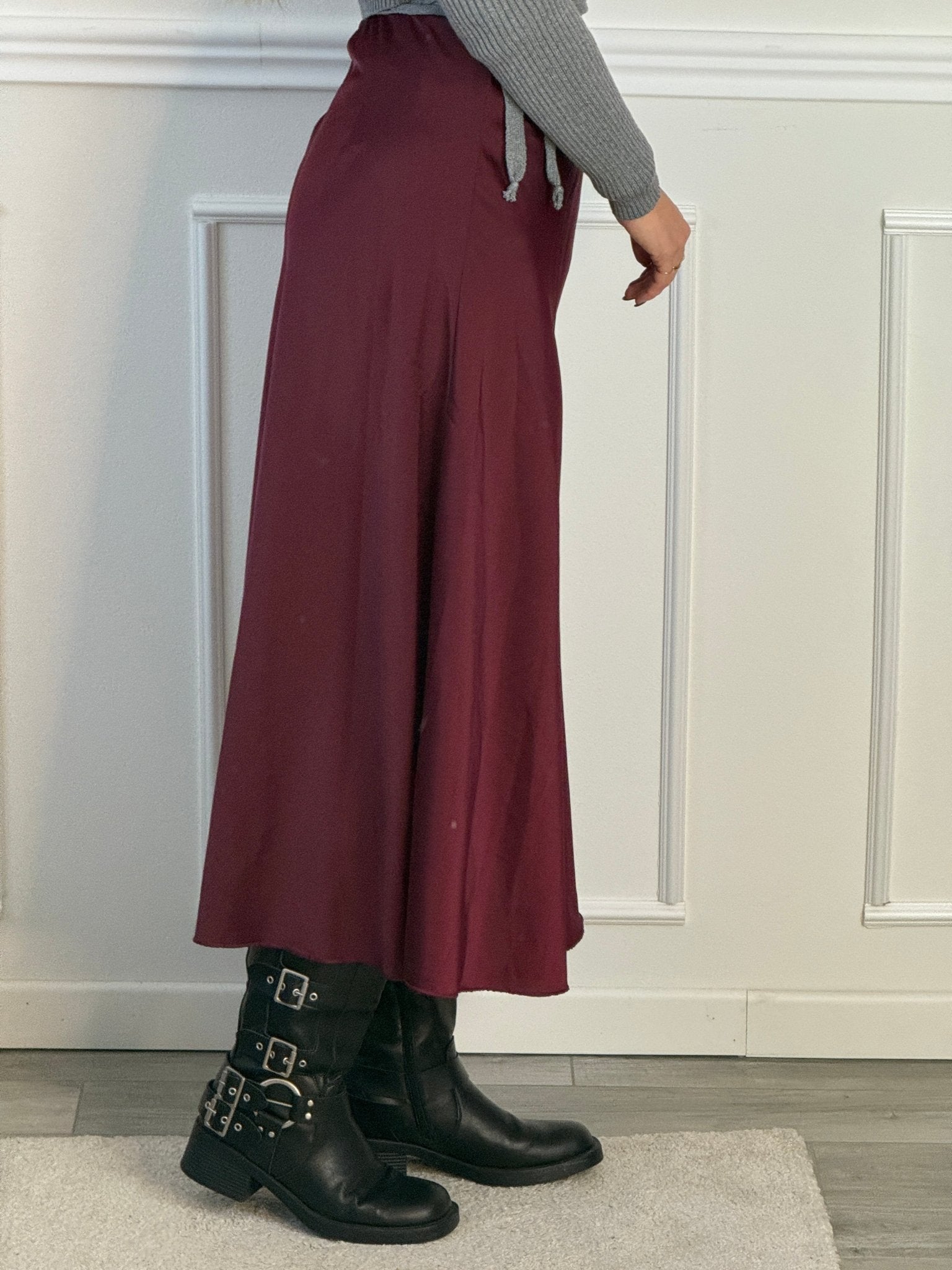 Gonna lunga in raso - Follie by Alice