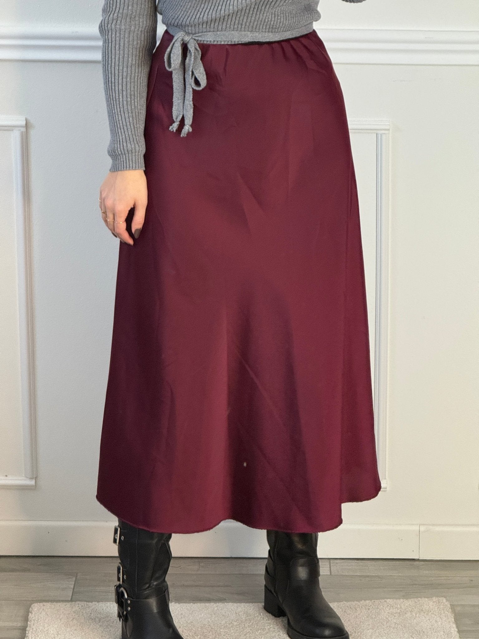 Gonna lunga in raso - Follie by Alice