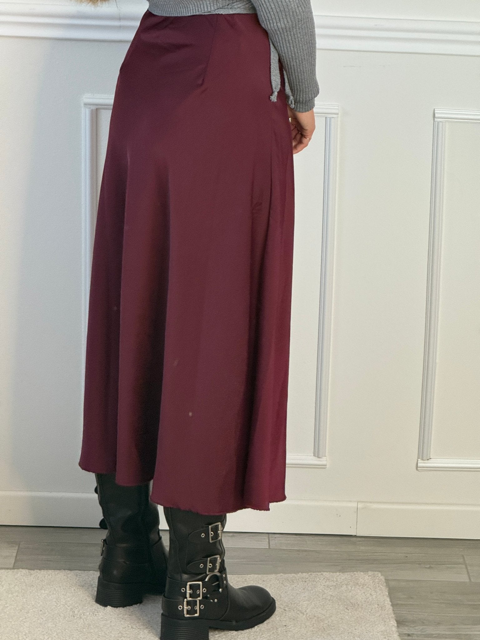 Gonna lunga in raso - Follie by Alice