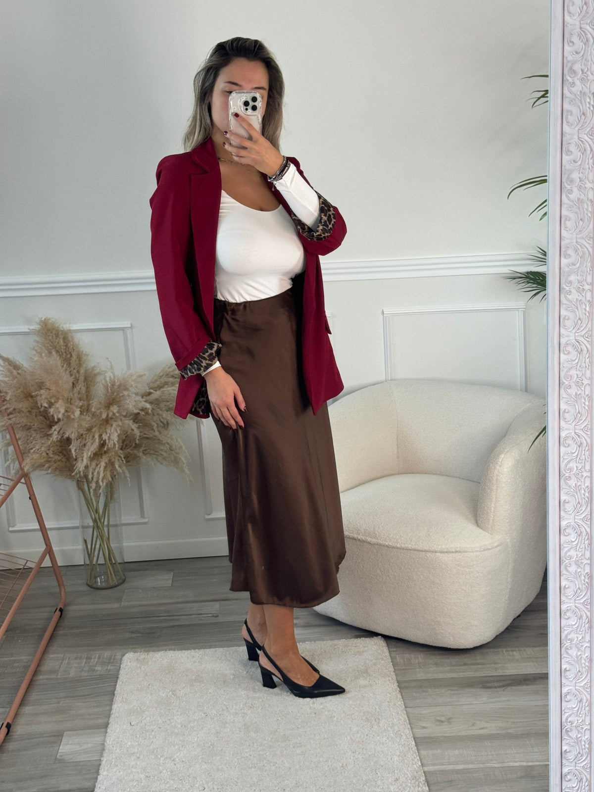 Gonna lunga in raso - Follie by Alice