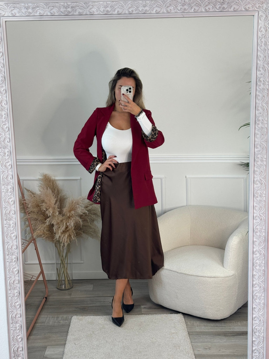 Gonna lunga in raso - Follie by Alice