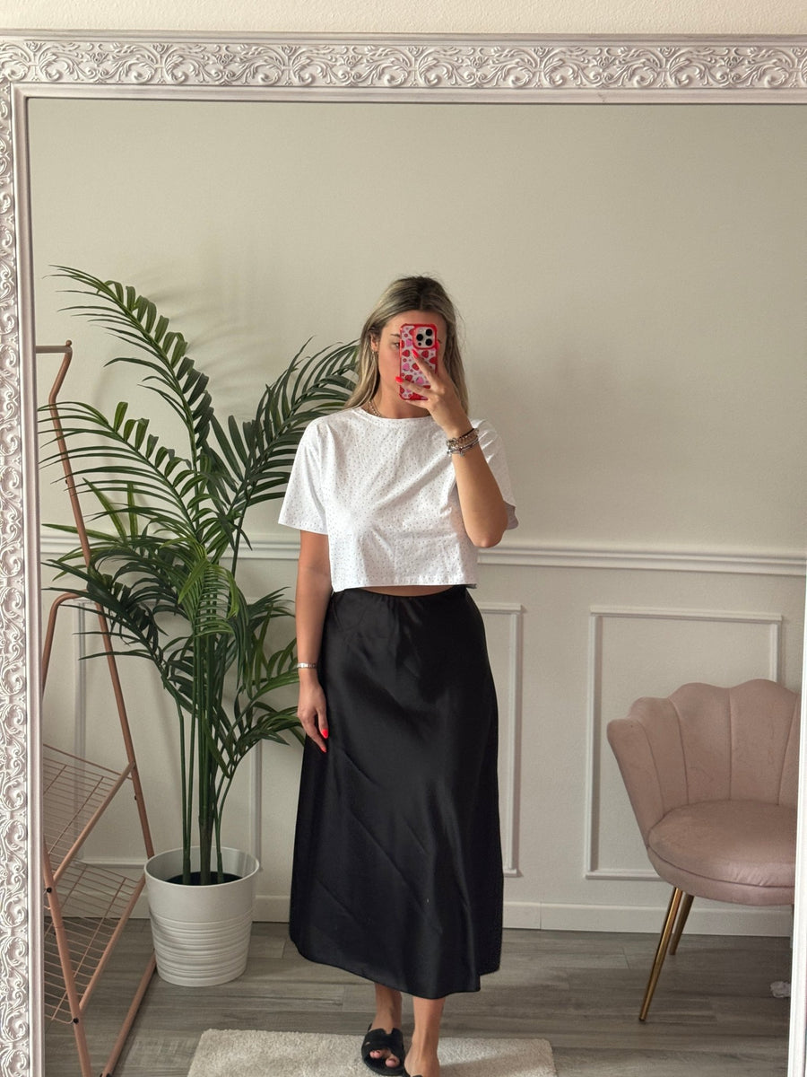 Gonna lunga in raso – alternate