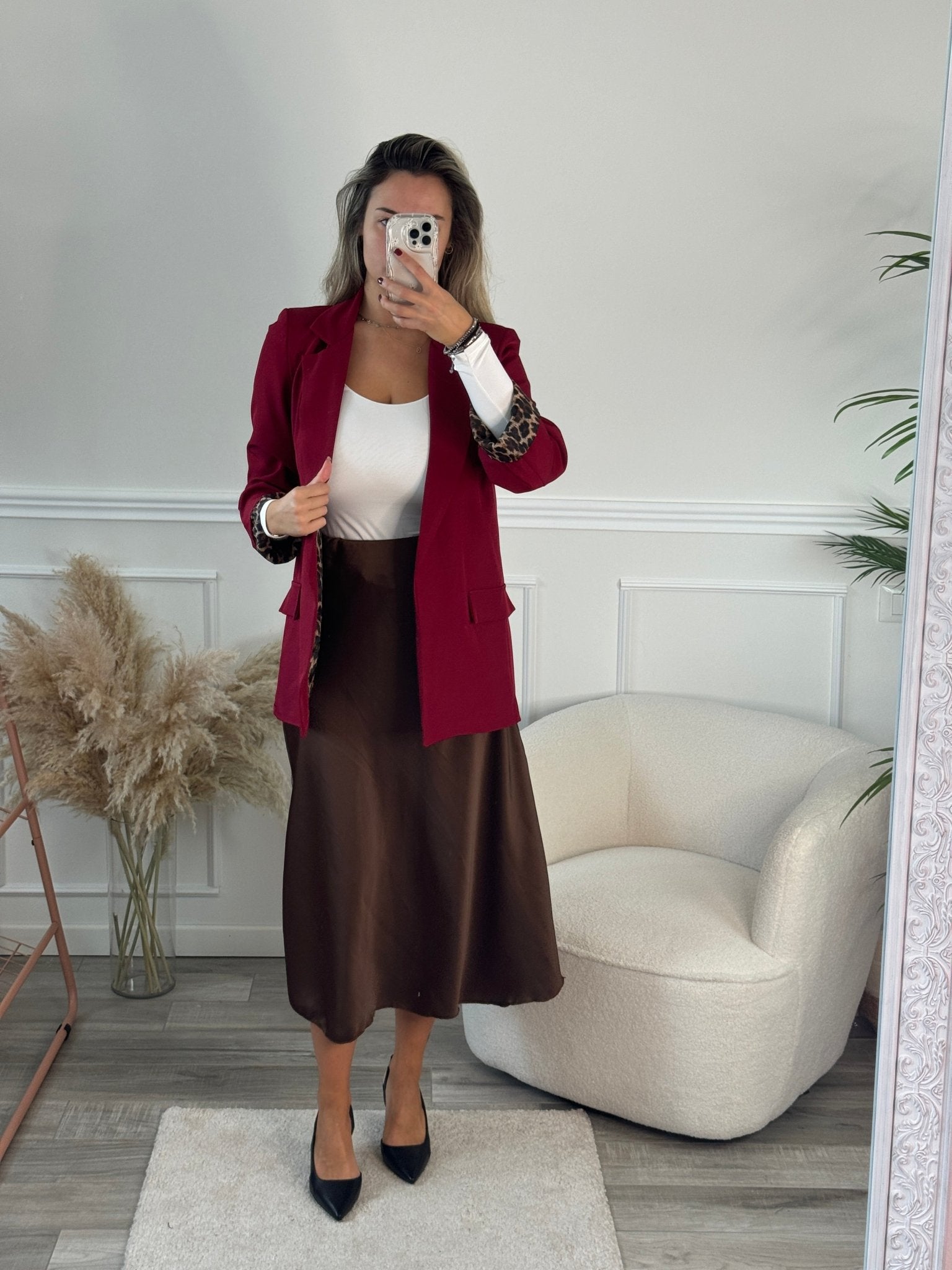 Gonna lunga in raso - Follie by Alice