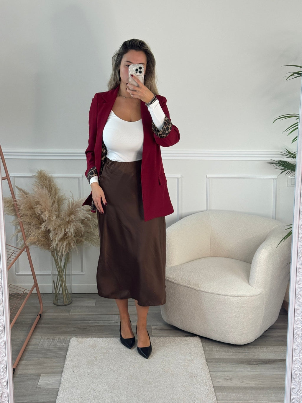 Gonna lunga in raso - Follie by Alice
