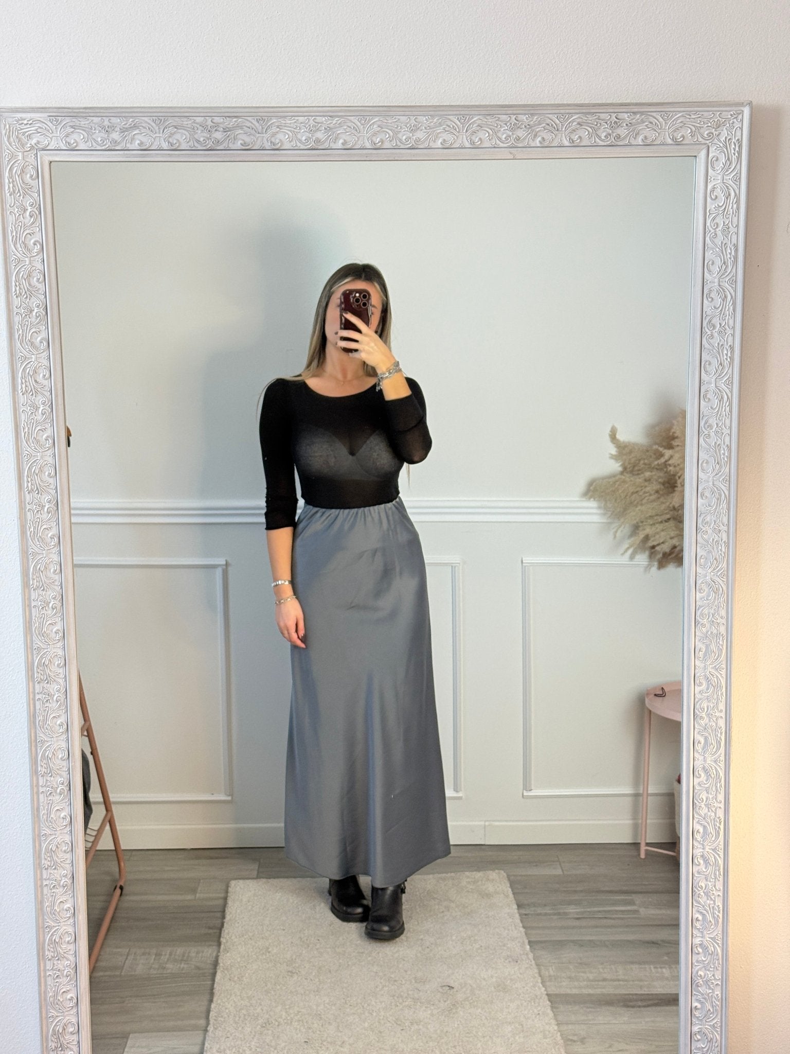 Gonna lunga in satin - Follie by Alice