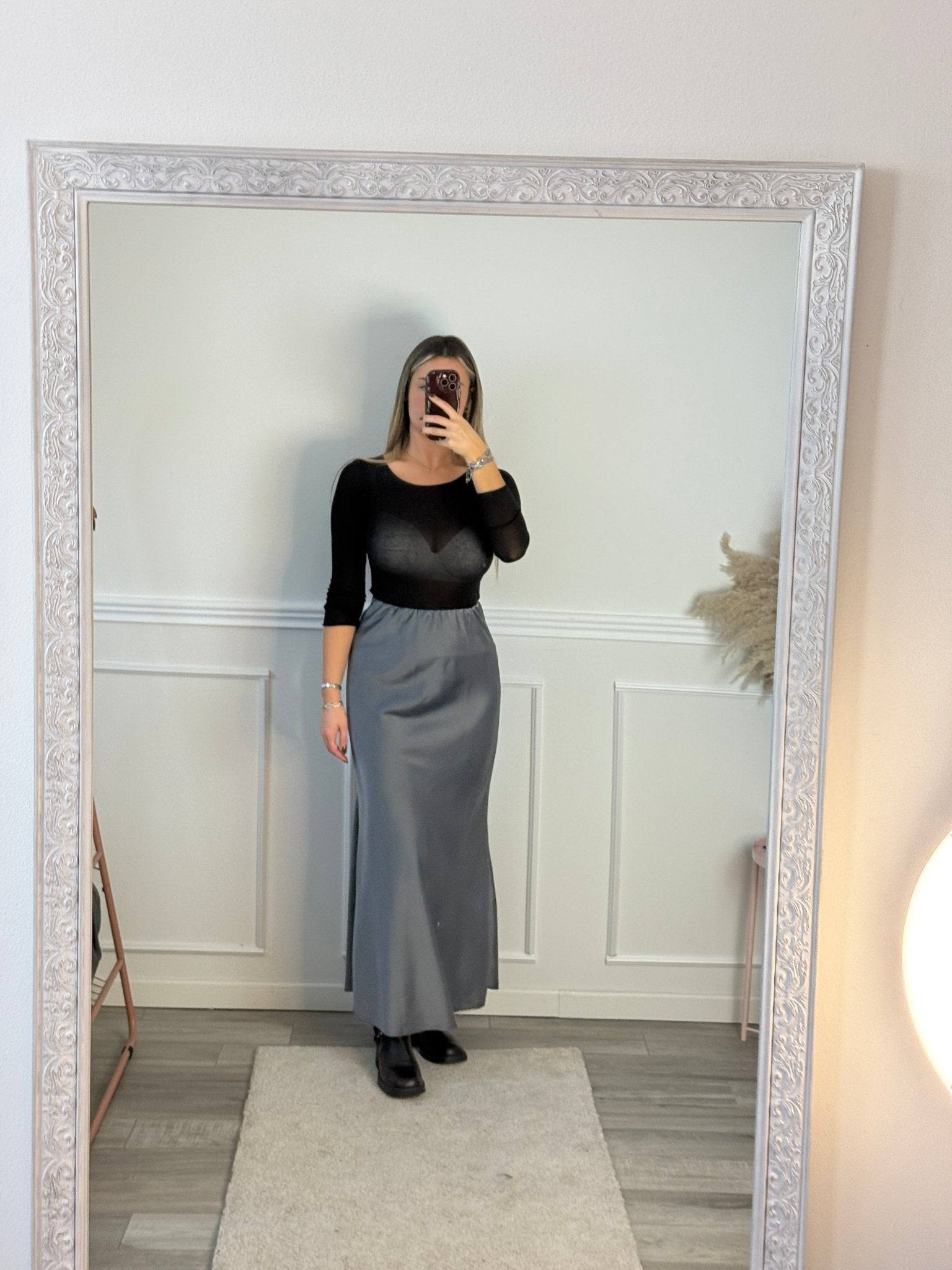 Gonna lunga in satin - Follie by Alice