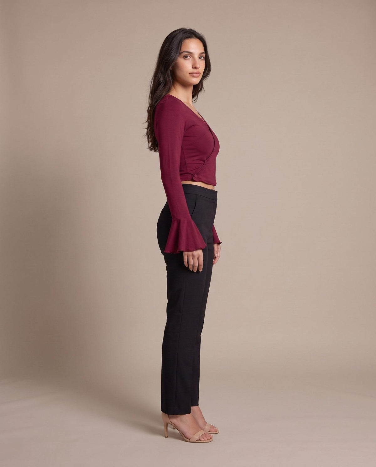 Maglia con maniche lunghe a campana FLAIR - Follie by Alice