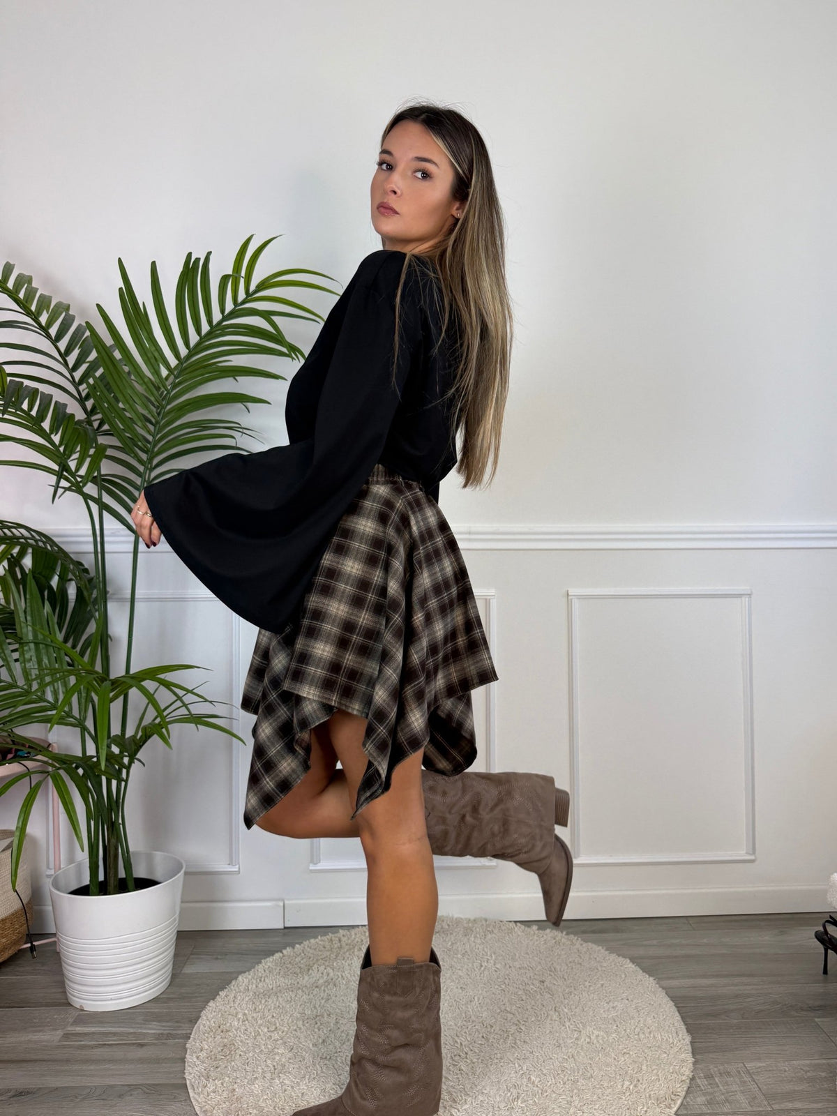 Maglia maniche lunghe a campana ARIA - Follie by Alice