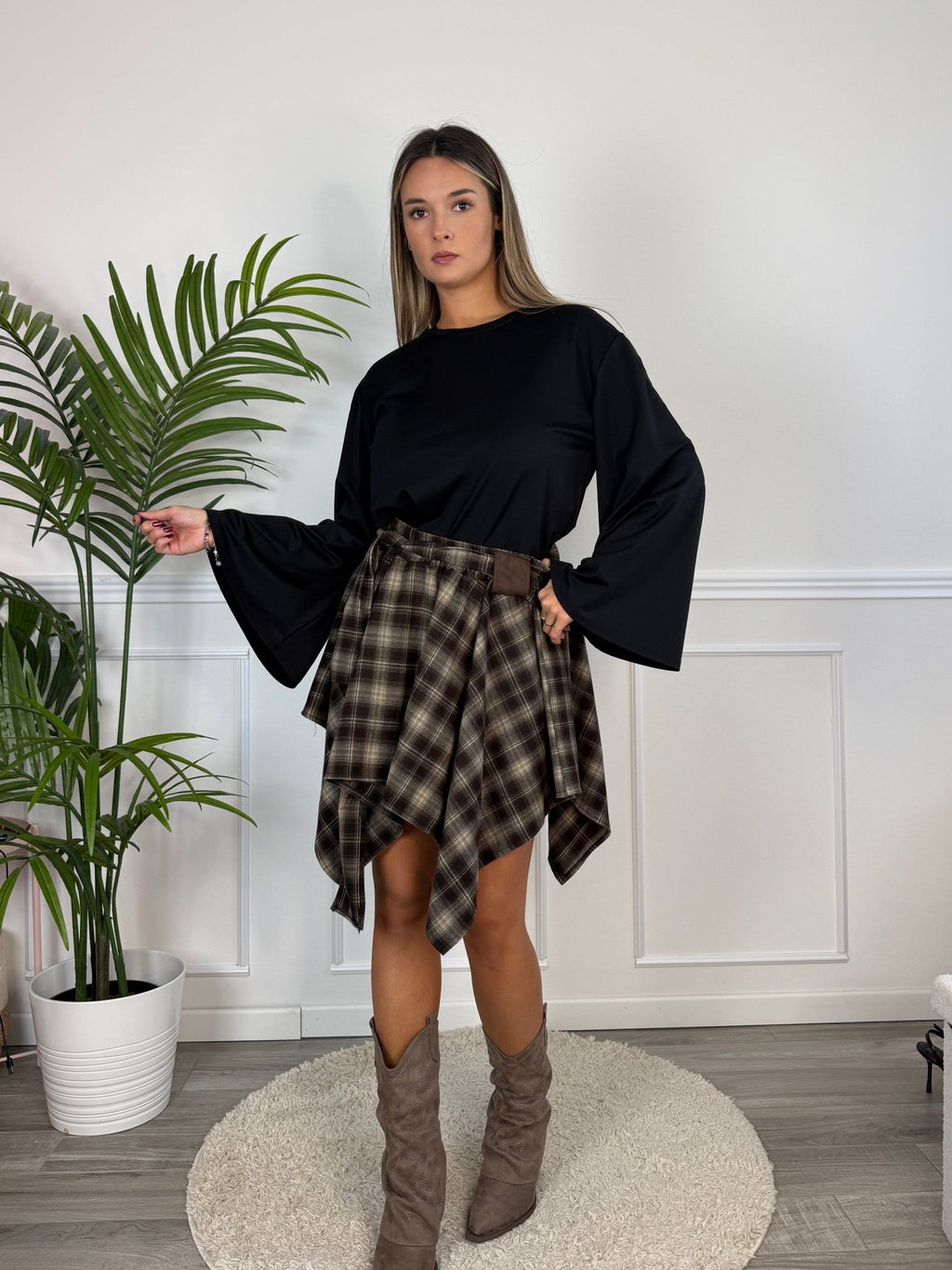 Maglia maniche lunghe a campana ARIA - Follie by Alice