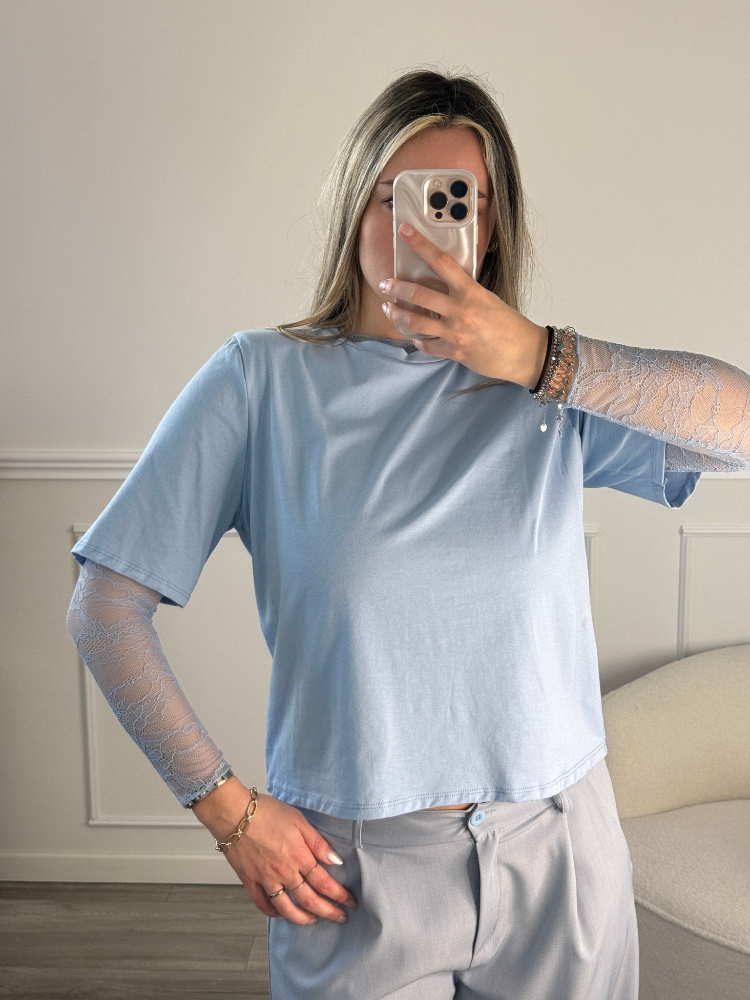 Maglia in pizzo ETHER Immagine secondaria del prodotto