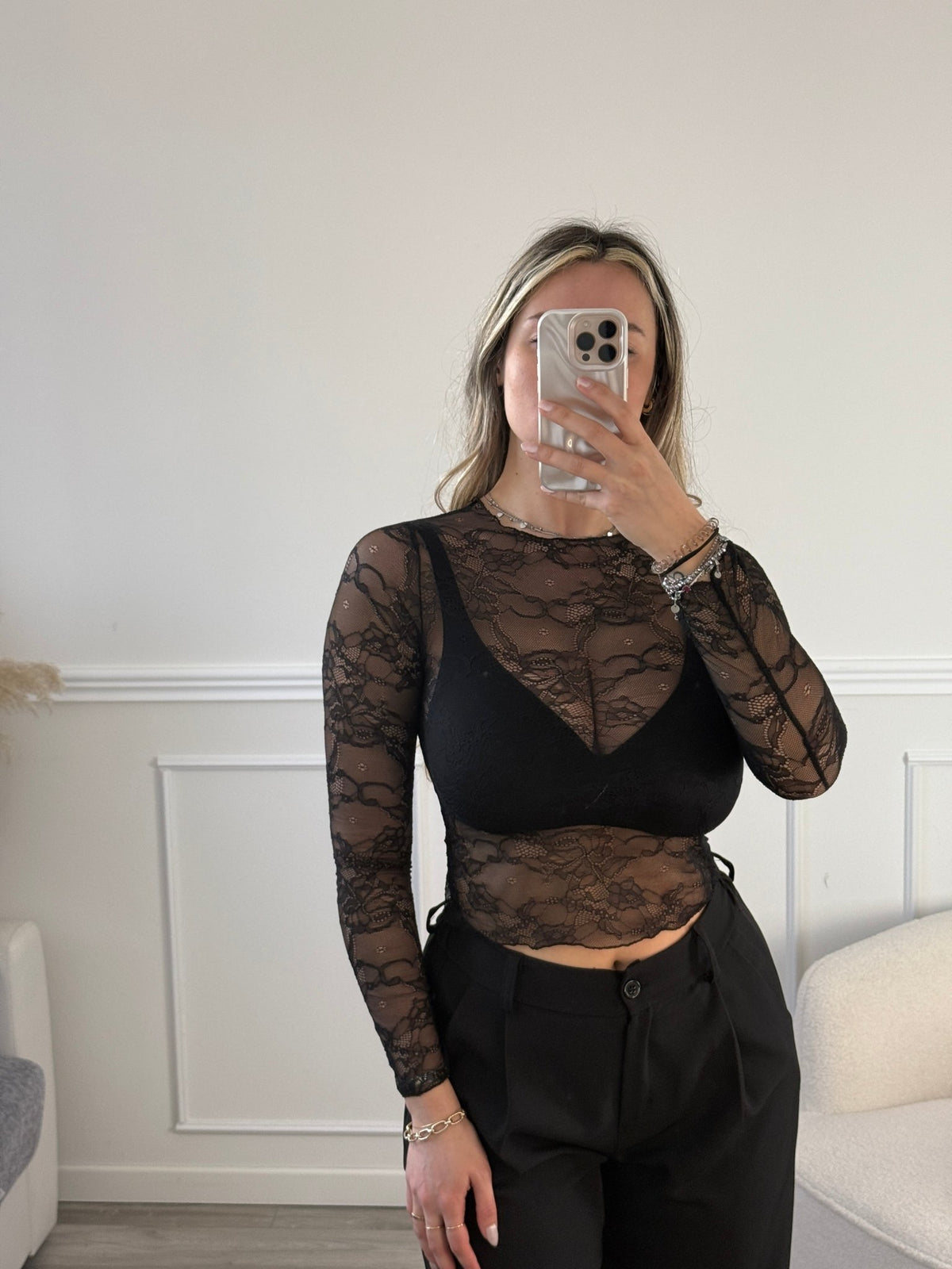 Maglia in pizzo ETHER - Follie by Alice