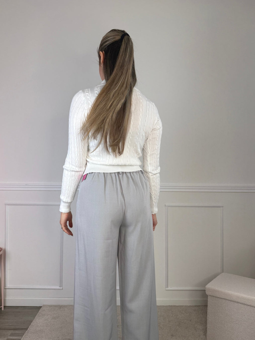 Maglioncino a trecce stile polo - Follie by Alice