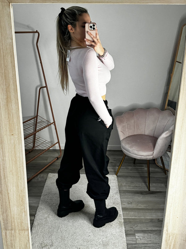 Maglioncino crop girocollo a costine - Follie by Alice