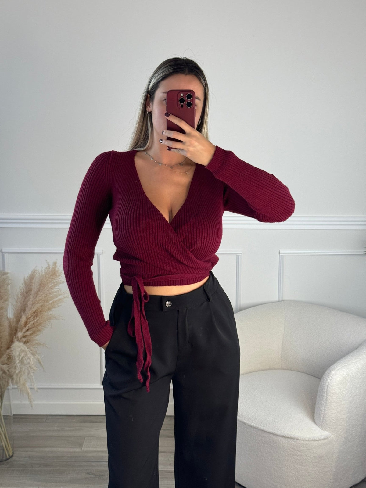 Maglioncino incrociato DALIA - Follie by Alice